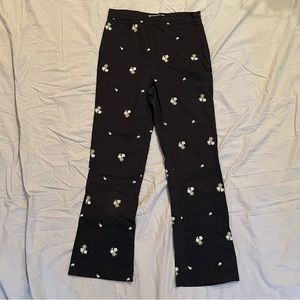 Urban Outfitters Floral Kick Flare Pants